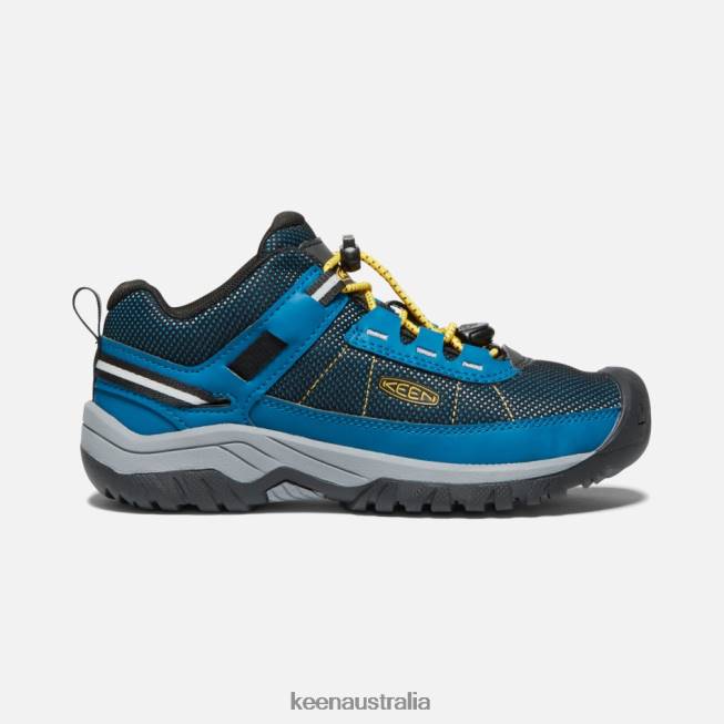 H68B287 Mykonos Blue-Keen Yellow Keen Mykonos Blue-Yellow Older ' Targhee Sport Vent Hiking Trainers