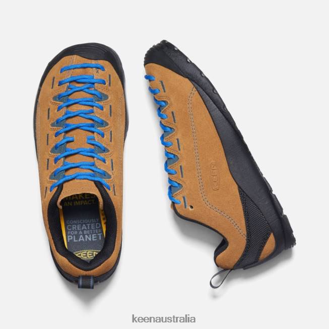 H68B15 Cathay Spice-Orion Blue Keen Jasper Suede Trainer