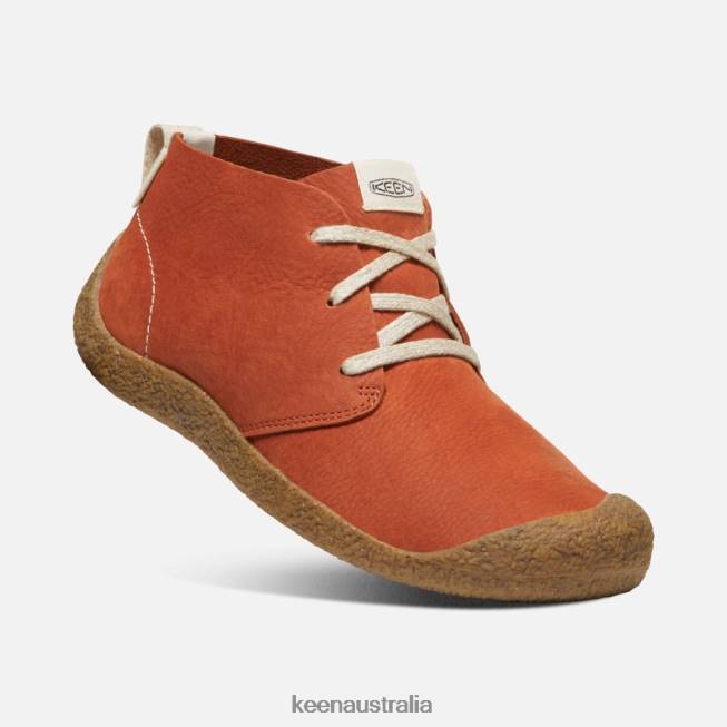 H68B209 Potters Clay-Birch Keen Mosey Leather Chukka