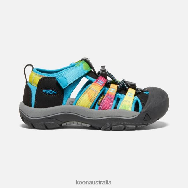 H68B587 Rainbow Tie Dye Keen Little ' Newport H2