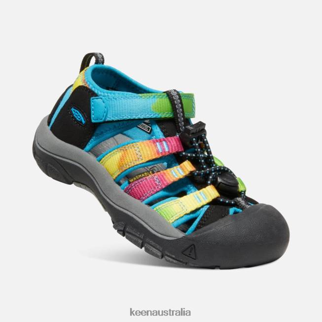 H68B587 Rainbow Tie Dye Keen Little ' Newport H2
