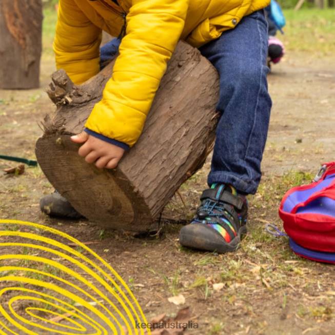H68B591 Black-Original Tie Dye Keen Big ' Newport Shoe