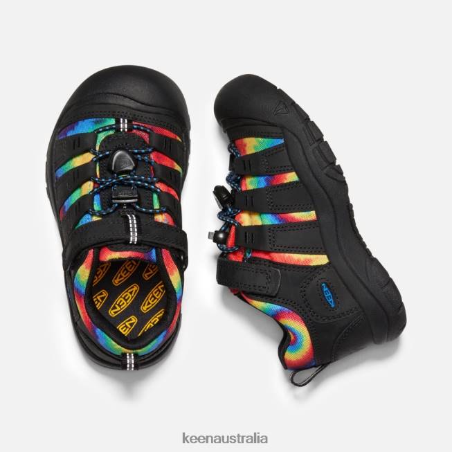 H68B592 Black-Original Tie Dye Keen Little ' Newport Shoe
