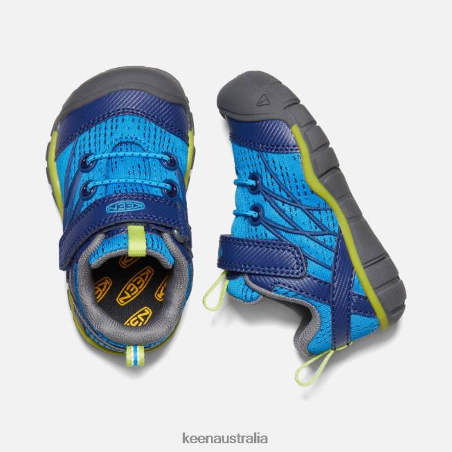 H68B593 Brilliant Blue-Blue Depths Keen Toddlers' Chandler CNX