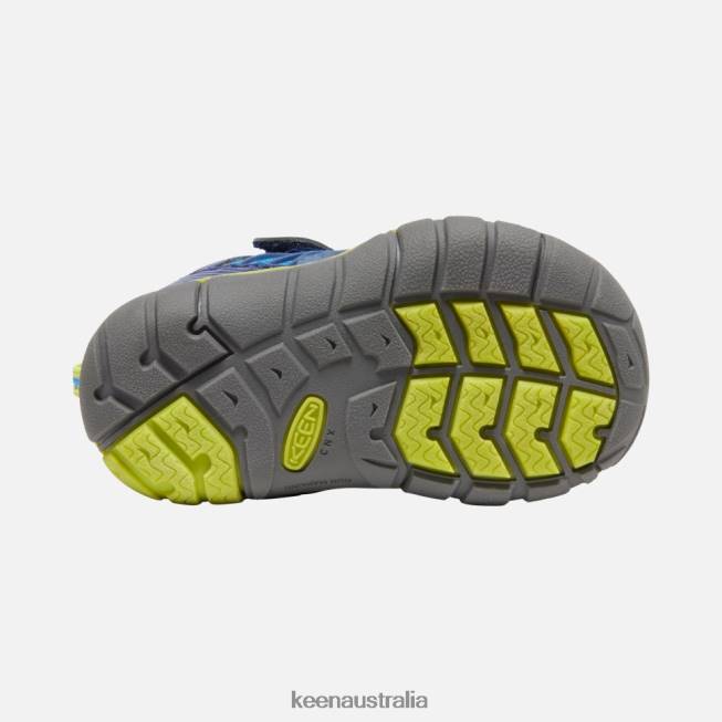 H68B593 Brilliant Blue-Blue Depths Keen Toddlers' Chandler CNX