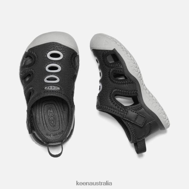 H68B597 Black-Drizzle Keen Toddlers' Stingray Sandal
