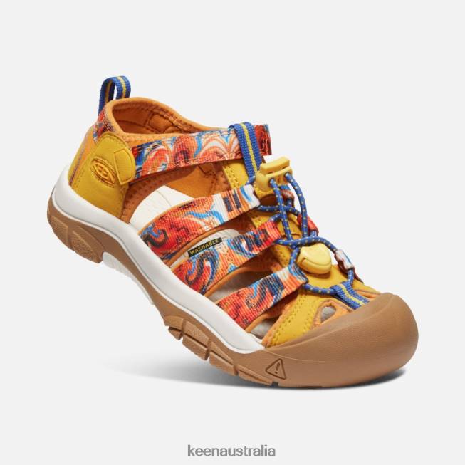 H68B409 Orange Peel-Yellow Keen Big ' Newport x Outdoor Afro