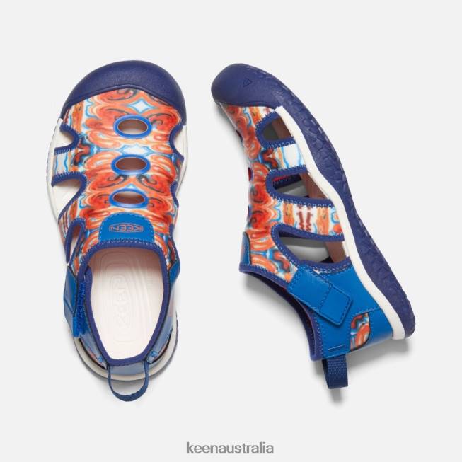 H68B410 Orange Peel-Blue Keen Big ' Stingray x Outdoor Afro
