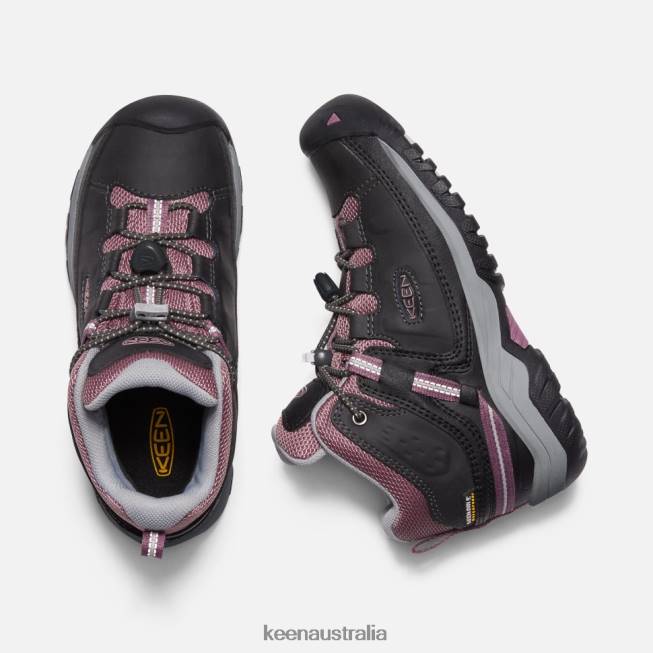 H68B535 RAVEN-TULIPWOOD Keen Big ' Targhee Waterproof Boot