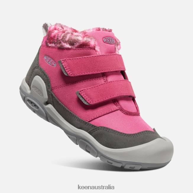 H68B545 Fruit Dove-Black Keen Big ' Knotch Double Strap Chukka