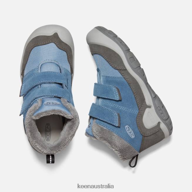 H68B554 Magnet-Blue Shadow Keen Big ' Knotch Double Strap Chukka