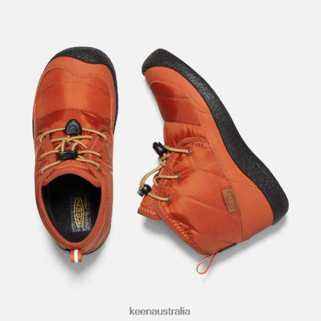 H68B561 Potters Clay-Black Keen Big ' Howser II Waterproof Chukka