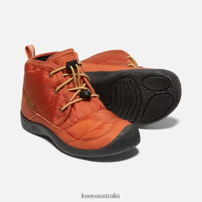 H68B561 Potters Clay-Black Keen Big ' Howser II Waterproof Chukka