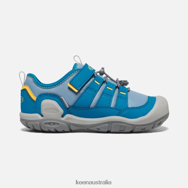 H68B566 Blue Shadow-Mykonos Blue Keen Big ' Knotch Hollow Sneaker