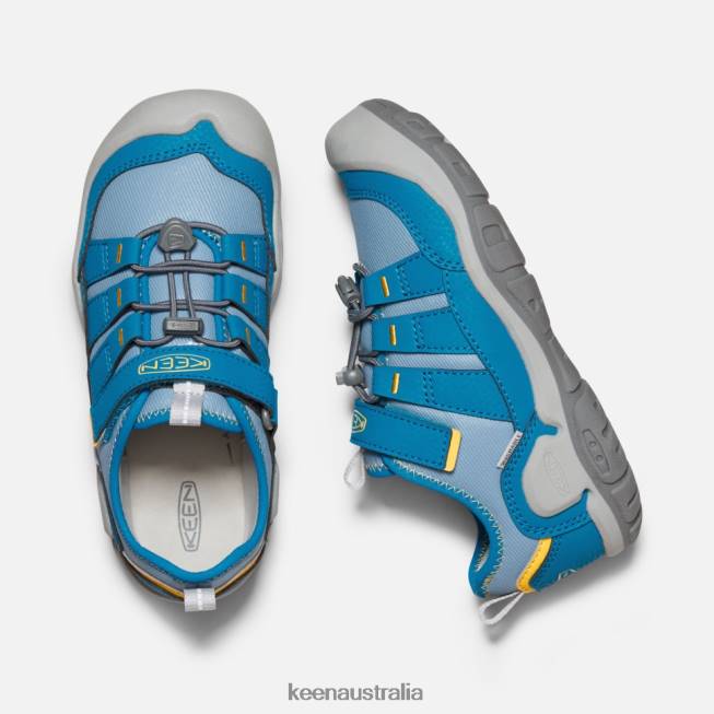 H68B566 Blue Shadow-Mykonos Blue Keen Big ' Knotch Hollow Sneaker