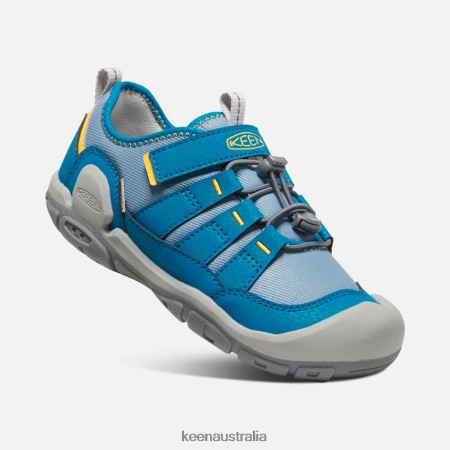 H68B566 Blue Shadow-Mykonos Blue Keen Big ' Knotch Hollow Sneaker