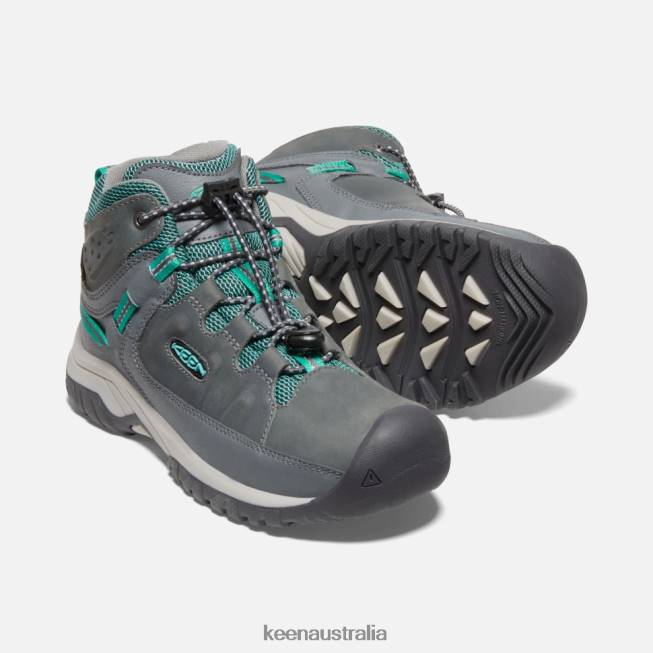 H68B606 Steel Grey-Porcelain Keen Big ' Targhee Waterproof Boot