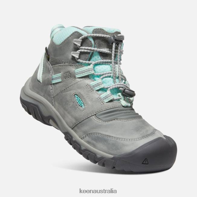 H68B608 Grey-Blue Tint Keen Big ' Ridge Flex Waterproof Boot