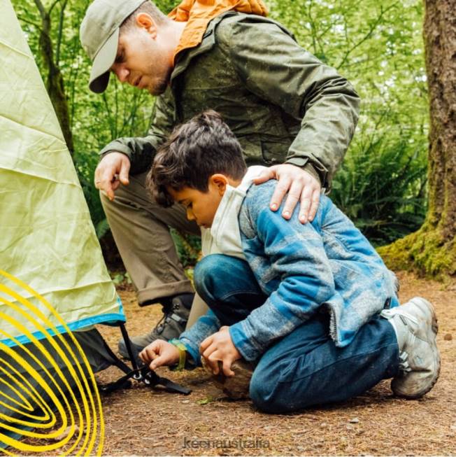H68B608 Grey-Blue Tint Keen Big ' Ridge Flex Waterproof Boot