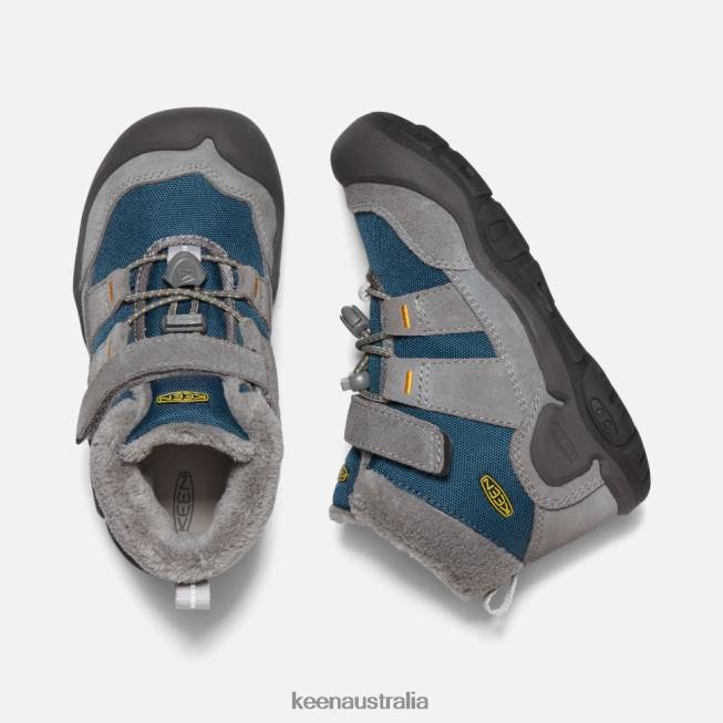 H68B541 Steel Grey-Blue Wing Teal Keen Little ' Knotch Chukka