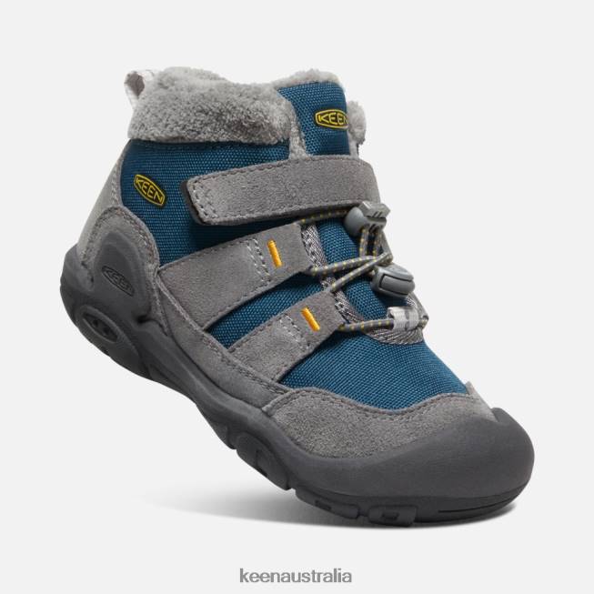 H68B541 Steel Grey-Blue Wing Teal Keen Little ' Knotch Chukka