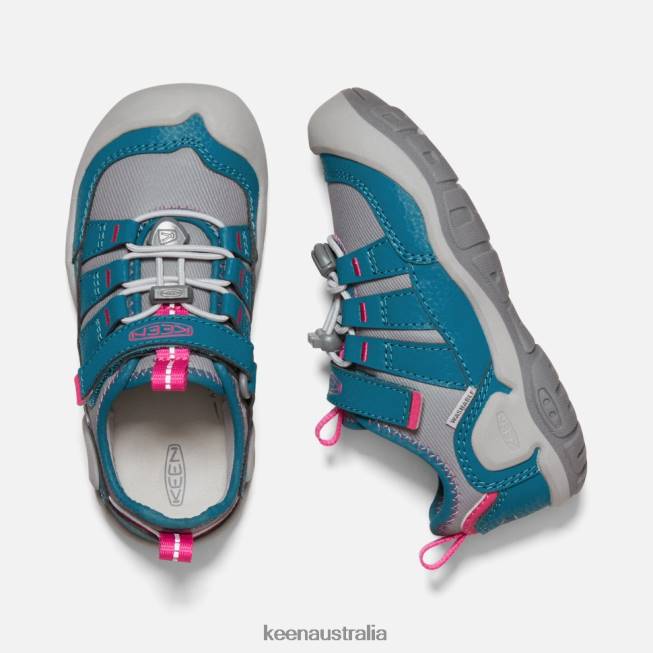 H68B552 Legion Blue-Steel Grey Keen Little ' Knotch Hollow Sneaker