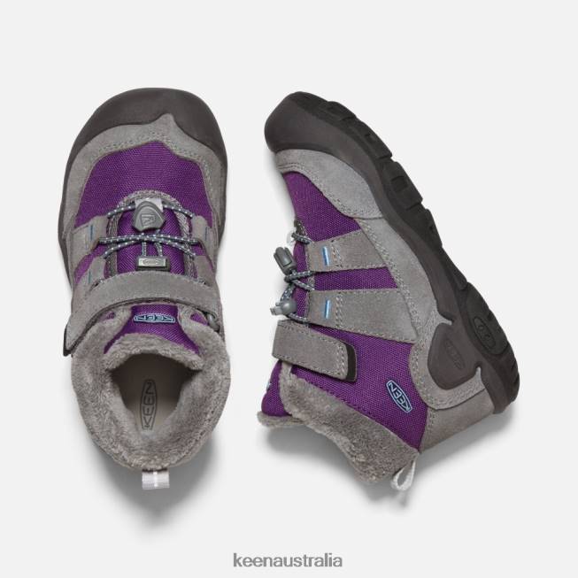 H68B565 Steel Grey-Charisma Keen Little ' Knotch Chukka