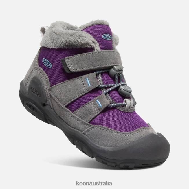 H68B565 Steel Grey-Charisma Keen Little ' Knotch Chukka