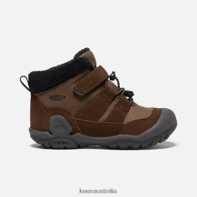 H68B573 Dark Earth-Black Keen Little ' Knotch Chukka