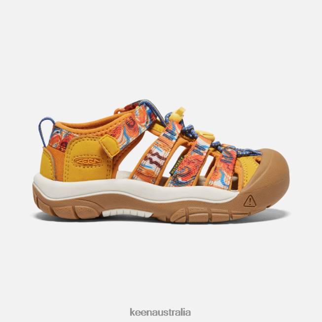 H68B408 Orange Peel-Yellow Keen Little ' Newport x Outdoor Afro