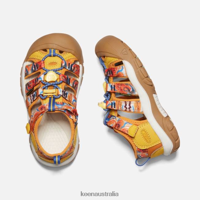 H68B408 Orange Peel-Yellow Keen Little ' Newport x Outdoor Afro