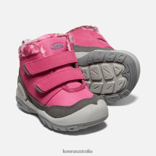 H68B564 Fruit Dove-Black Keen Toddlers' Knotch Double Strap Chukka