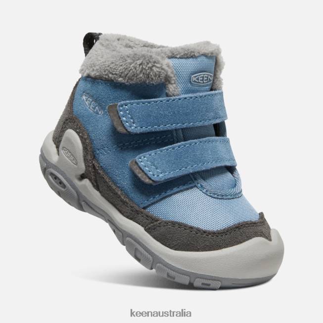 H68B572 Magnet-Blue Shadow Keen Toddlers' Knotch Double Strap Chukka