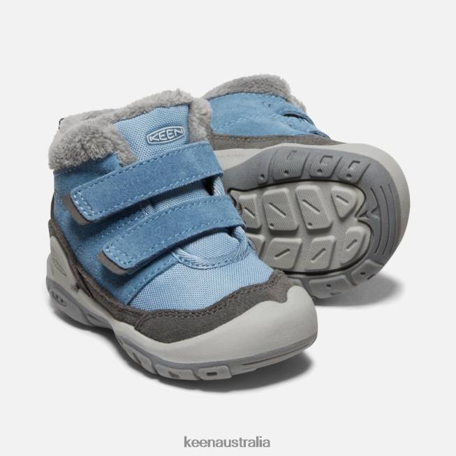 H68B572 Magnet-Blue Shadow Keen Toddlers' Knotch Double Strap Chukka