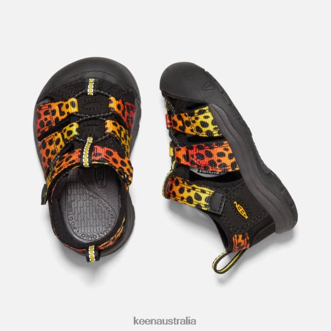 H68B581 Cheetah Rainbow Keen Toddlers' Newport H2