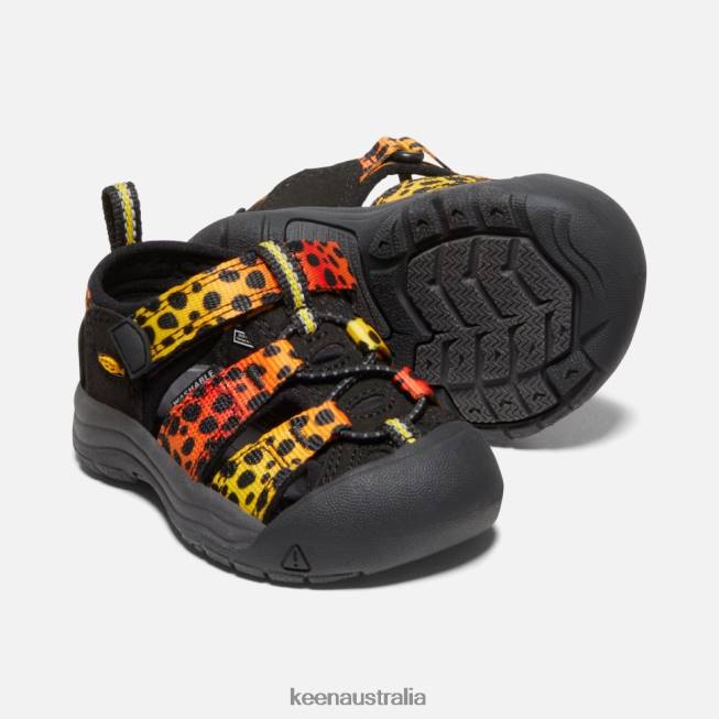 H68B581 Cheetah Rainbow Keen Toddlers' Newport H2