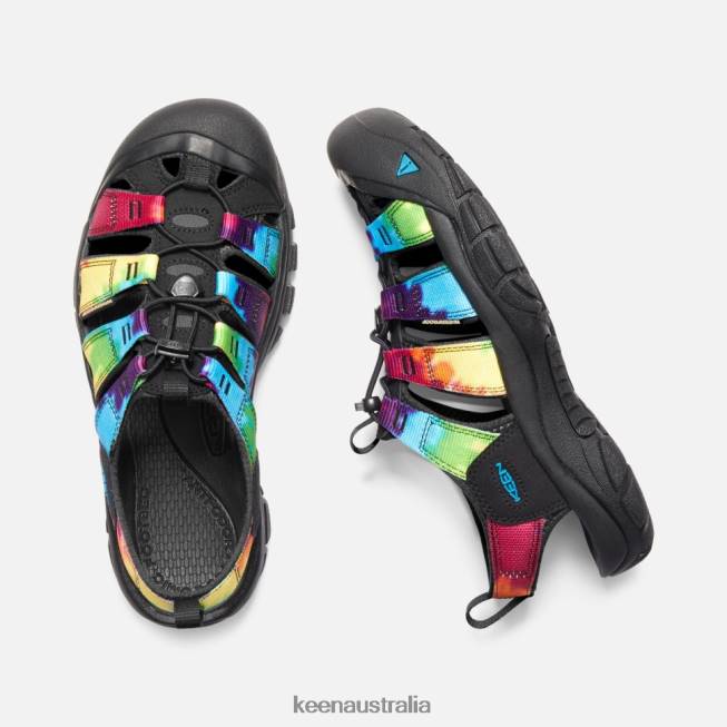H68B496 Original Tie Dye Keen Newport Retro
