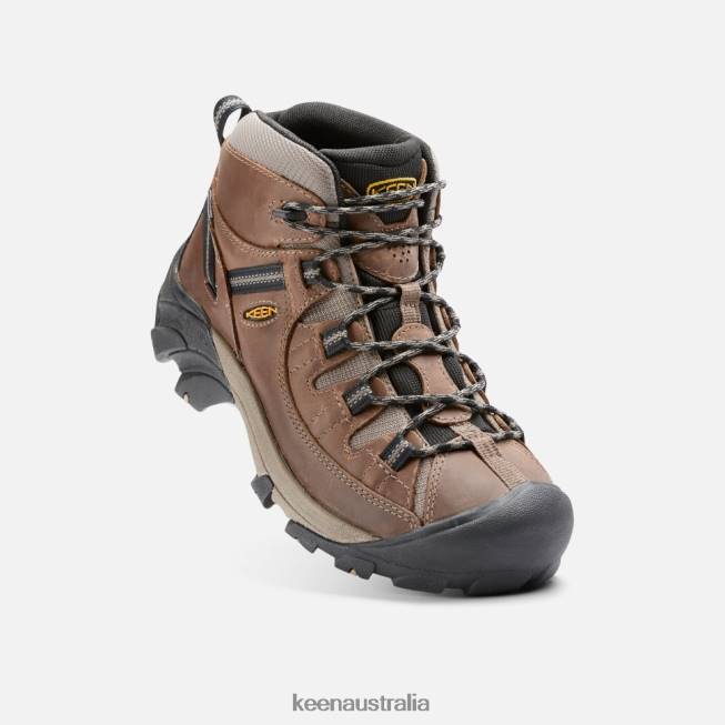 H68B500 Shitake-Brindle Keen Targhee II Waterproof Mid Wide
