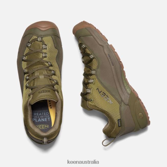 H68B508 Olive Drab-Dark Olive Keen Wasatch Crest Waterproof