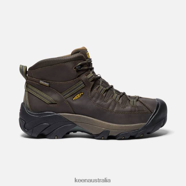 H68B267 Canteen-Dark Olive Keen Targhee II Waterproof Mid Wide