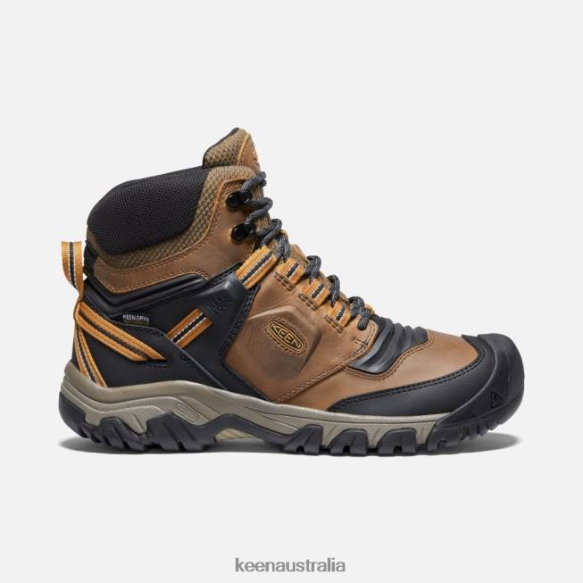 H68B478 Bison-Golden Brown Keen Ridge Flex Waterproof Boot Wide