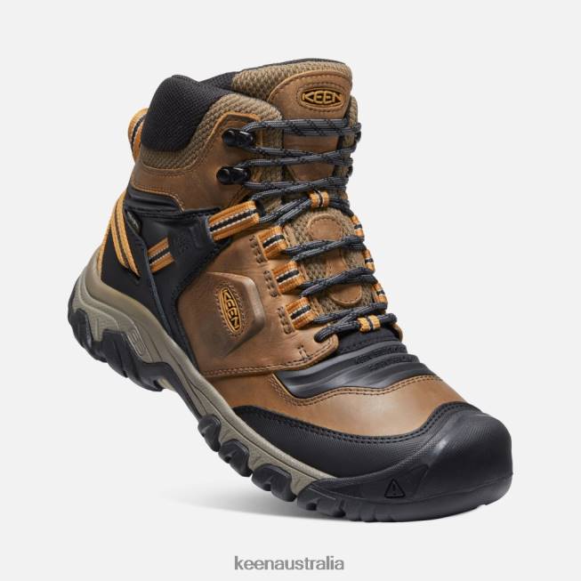 H68B478 Bison-Golden Brown Keen Ridge Flex Waterproof Boot Wide