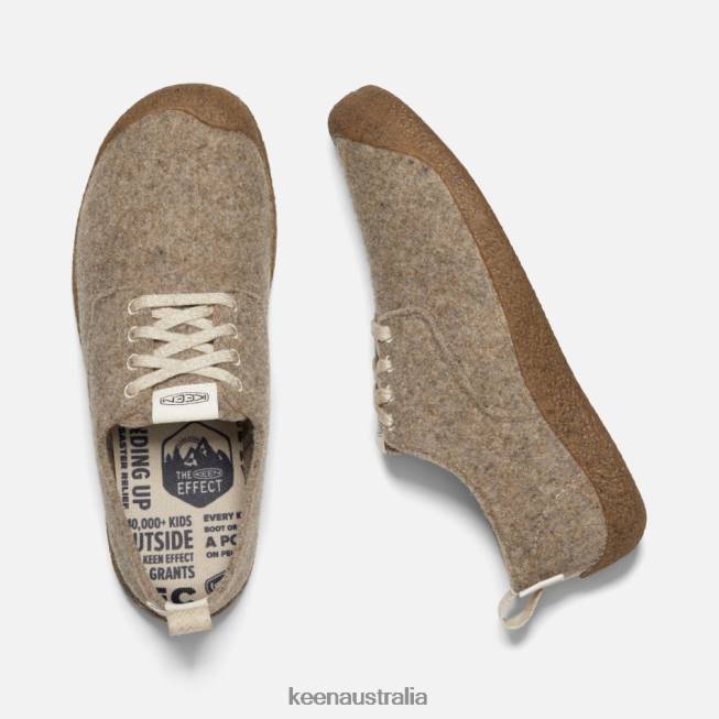 H68B212 Taupe Felt-Birch Keen Mosey Derby