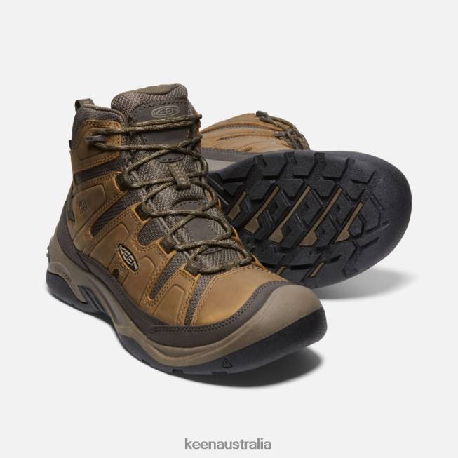 H68B473 Bison-Brindle Keen Circadia Waterproof Boot