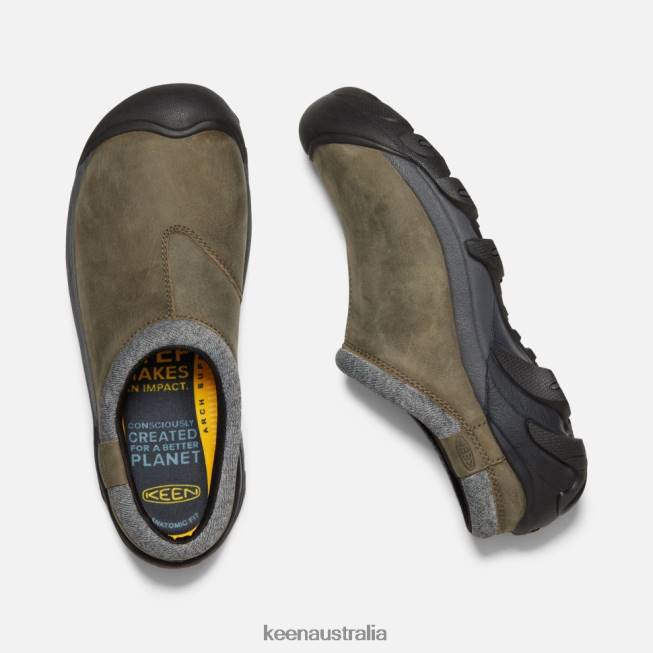 H68B474 Pewter-Black Keen Targhee II Clog