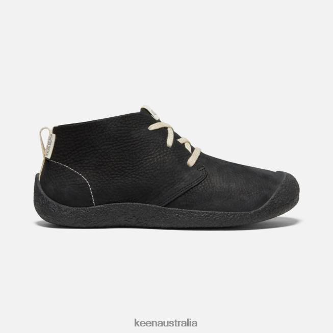 H68B479 Black-Black Keen Mosey Leather Chukka