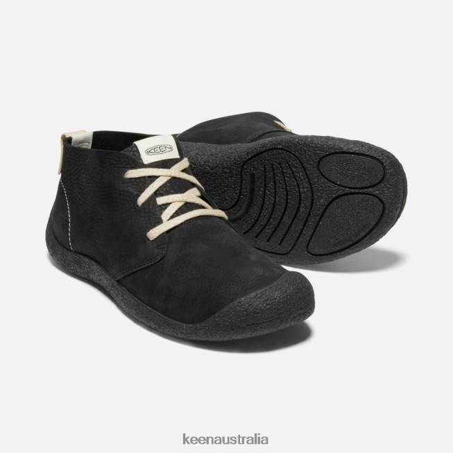 H68B479 Black-Black Keen Mosey Leather Chukka