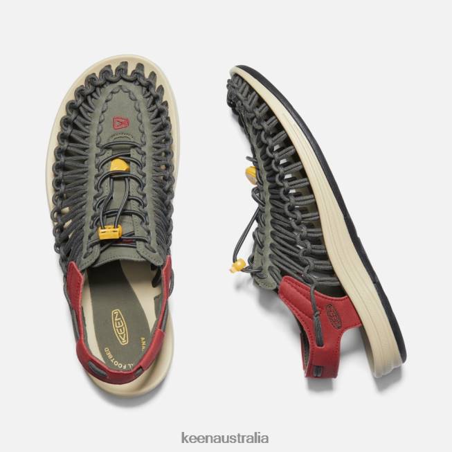 H68B222 Forest Night-Red Dahlia Keen UNEEK