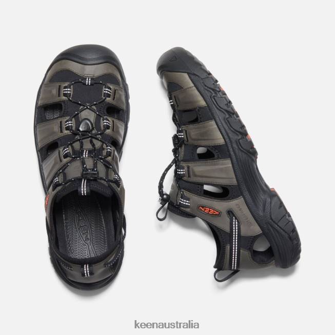 H68B255 Grey-Black Keen Targhee III Sandal