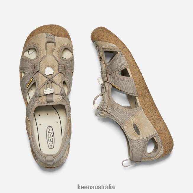 H68B291 Beige-Timberwolf Keen Howser Harvest Sandal